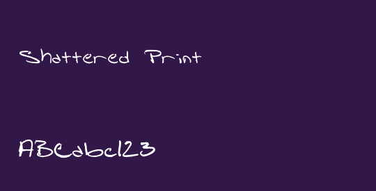 Shattered Print