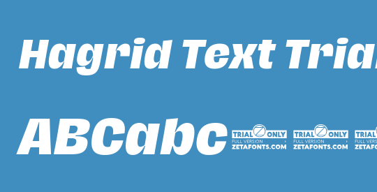 Hagrid Text Trial