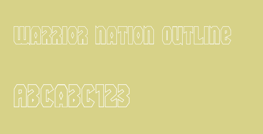Warrior Nation Outline