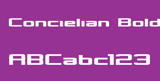 Concielian Bold