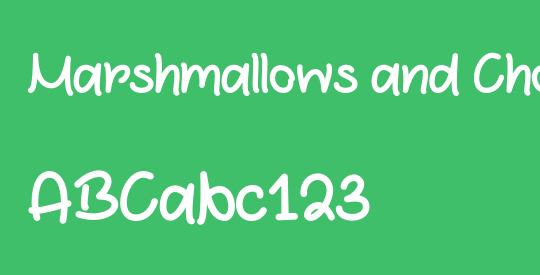 Marshmallows and Chocolate