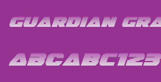 Guardian Gradient Italic
