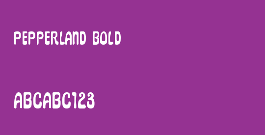 Pepperland Bold