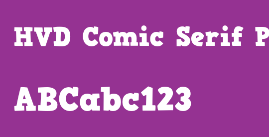 HVD Comic Serif Pro