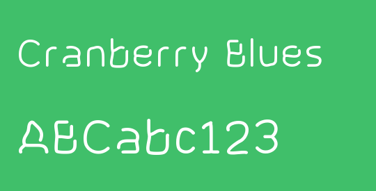 Cranberry Blues