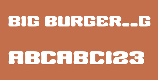 BIG BURGER__G