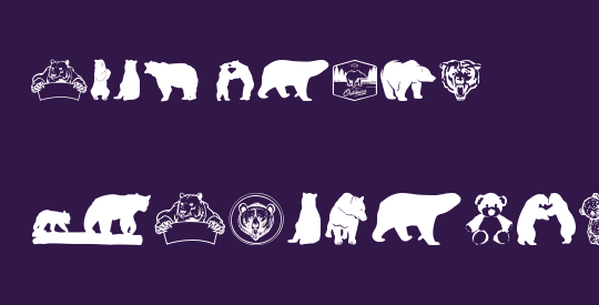 Bear Icons