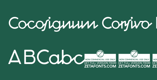 Cocosignum Corsivo Italico