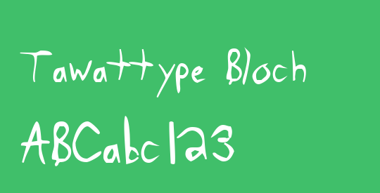 Tawattype Bloch
