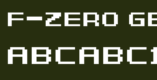 F-Zero GBA Text 1