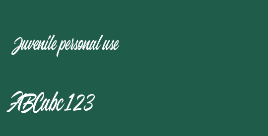 Juvenile personal use
