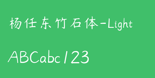 杨任东竹石体-Light