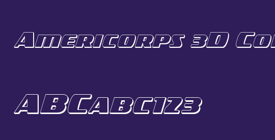 Americorps 3D Condensed