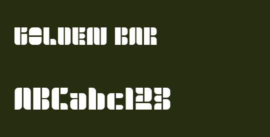 GOLDEN BAR