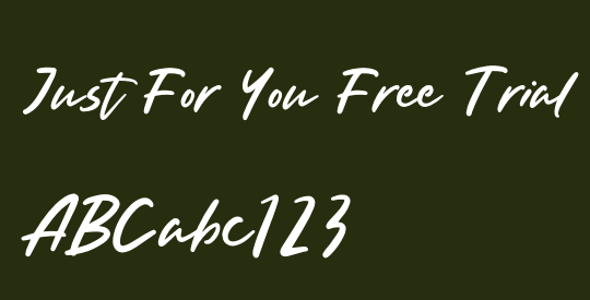 Just For You Free Trial