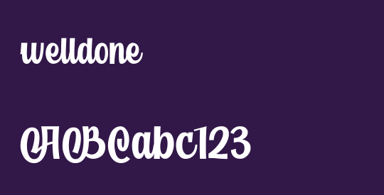 welldone