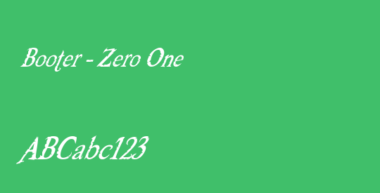 Booter - Zero One