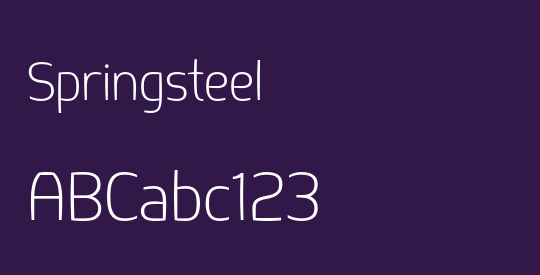 Springsteel