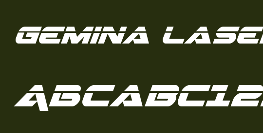 Gemina Laser Italic