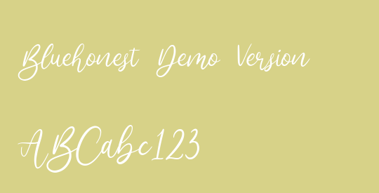 Bluehonest Demo Version