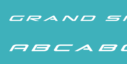 Grand Sport Title Italic