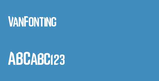 VanFonting