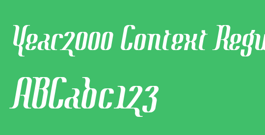 Year2000 Context Regular