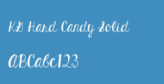 KG Hard Candy Solid