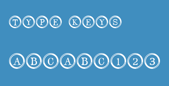 Type Keys