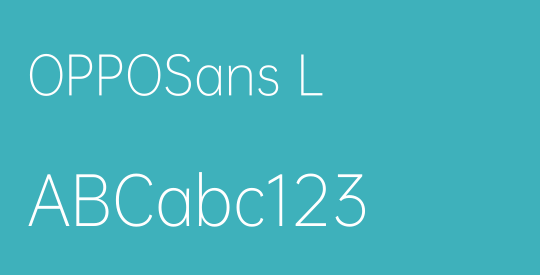 OPPOSans L