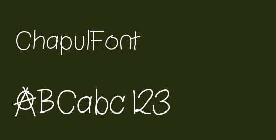ChapulFont