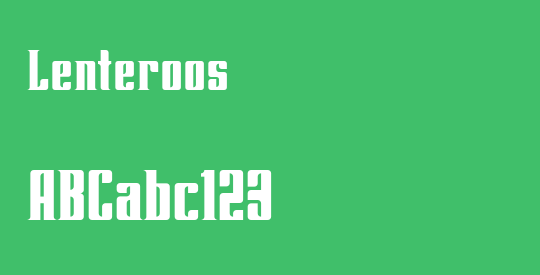 Lenteroos