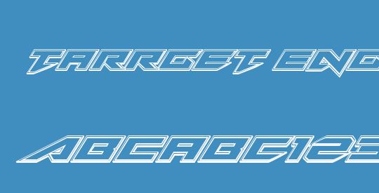 Tarrget Engraved Italic