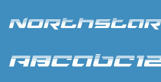 Northstar Halftone Italic