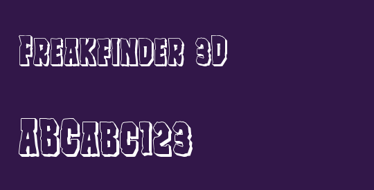 Freakfinder 3D