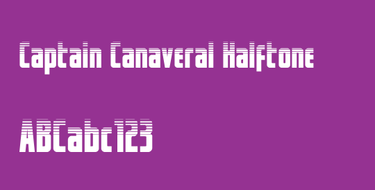 Captain Canaveral Halftone