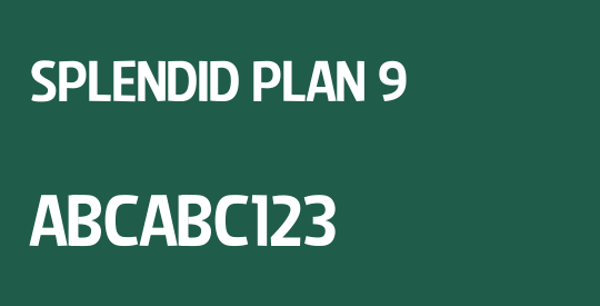 Splendid Plan 9