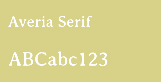 Averia Serif