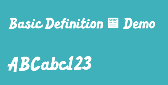 Basic Definition - Demo