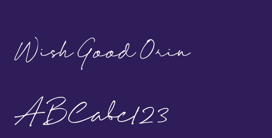 Wish Good Orin