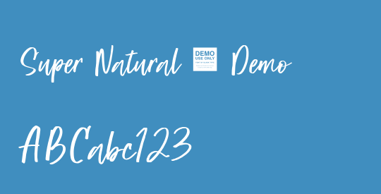 Super Natural - Demo