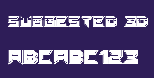 Suggested 3d Filled Gradient 