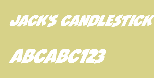 Jack's Candlestick Rotalic