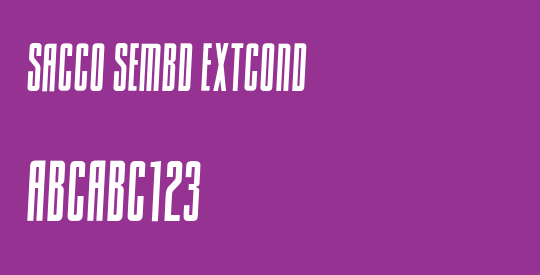 Sacco SemBd ExtCond