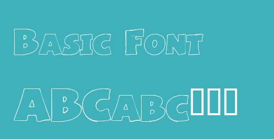 Basic Font