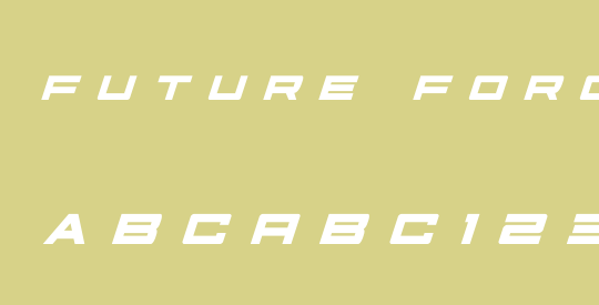 Future Forces Title Italic