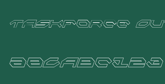 Taskforce Outline CondItalic