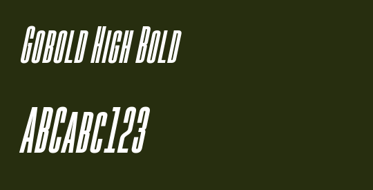 Gobold High Bold