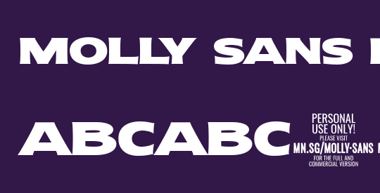 Molly Sans E PERSONAL