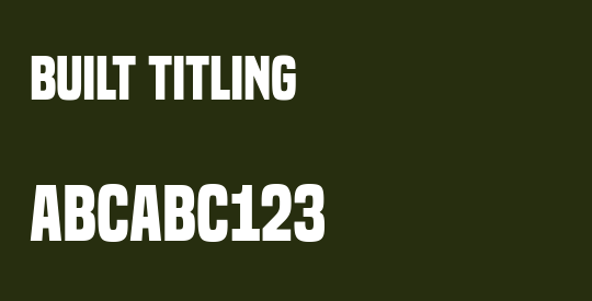 Built Titling